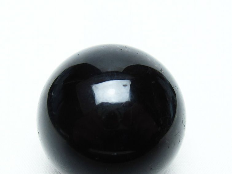 黒水晶 丸玉 35mm モリオン スフィア 置物 一点物 141-8202