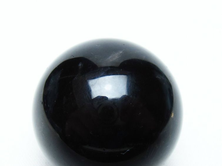 黒水晶 丸玉 35mm モリオン スフィア 置物 一点物 141-8207