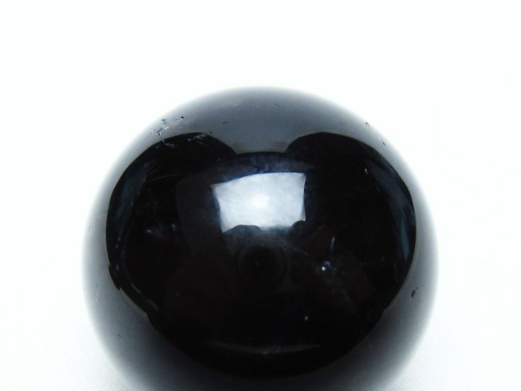 黒水晶 丸玉 35mm モリオン スフィア 置物 一点物 141-8210