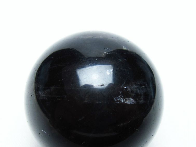 黒水晶 丸玉 35mm モリオン スフィア 置物 一点物 141-8215