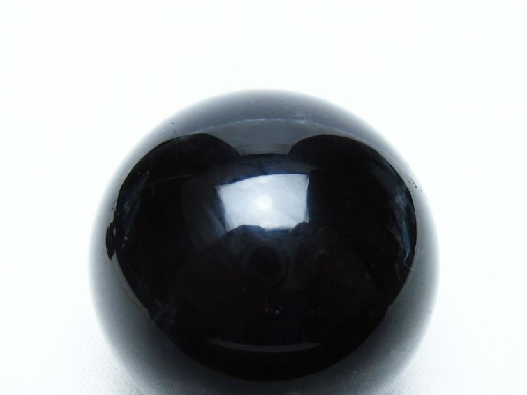 黒水晶 丸玉 34mm モリオン スフィア 置物 一点物 141-8222