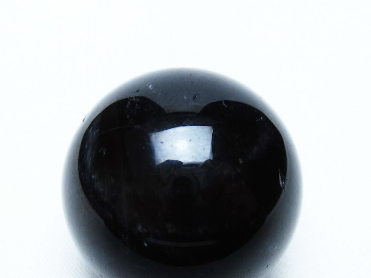 黒水晶 丸玉 34mm モリオン スフィア 置物 一点物 141-8239