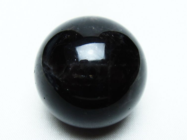 黒水晶 丸玉 34mm モリオン スフィア 置物 一点物 141-8246