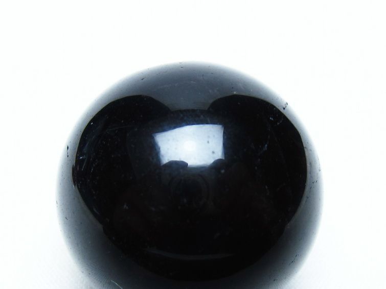 黒水晶 丸玉 33mm モリオン スフィア 置物 一点物 141-8259