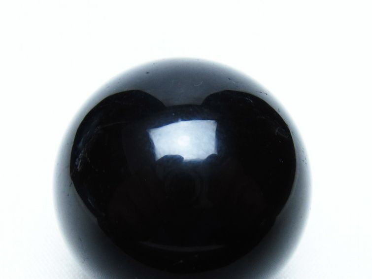 黒水晶 丸玉 33mm モリオン スフィア 置物 一点物 141-8260