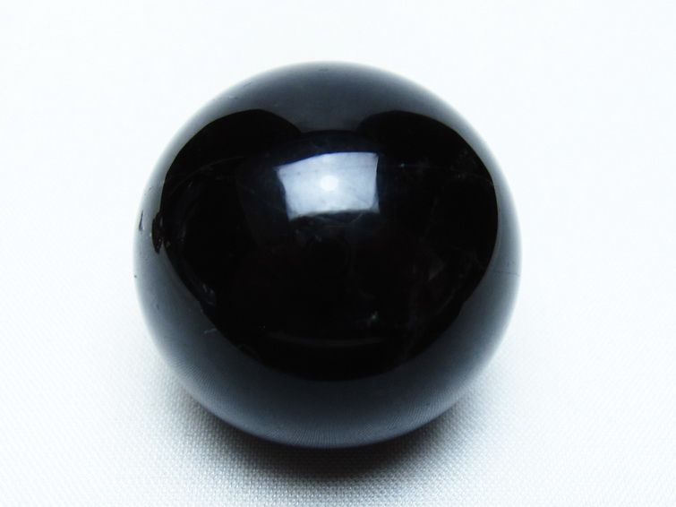 黒水晶 丸玉 36mm モリオン スフィア 置物 一点物 141-8262