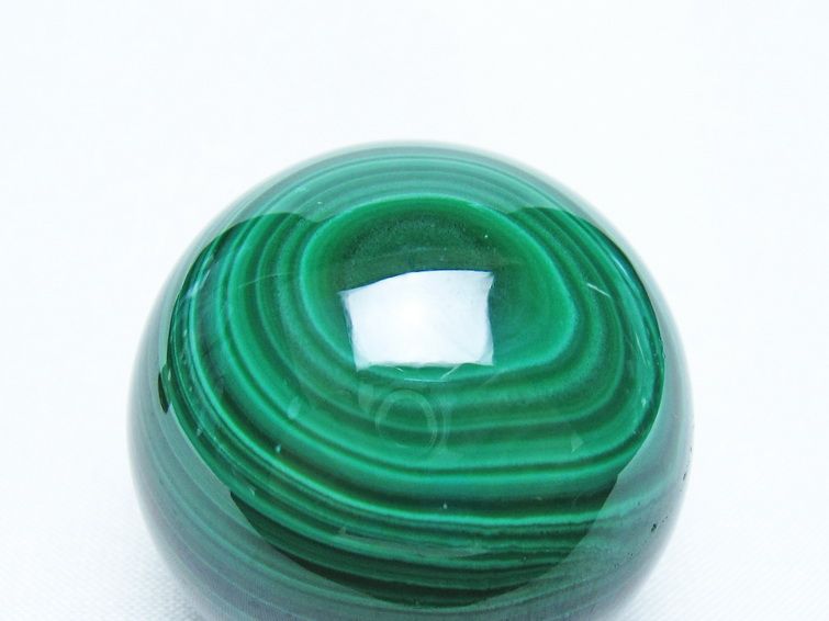 マラカイト 丸玉 40mm スフィア 置物 一点物 141-8321