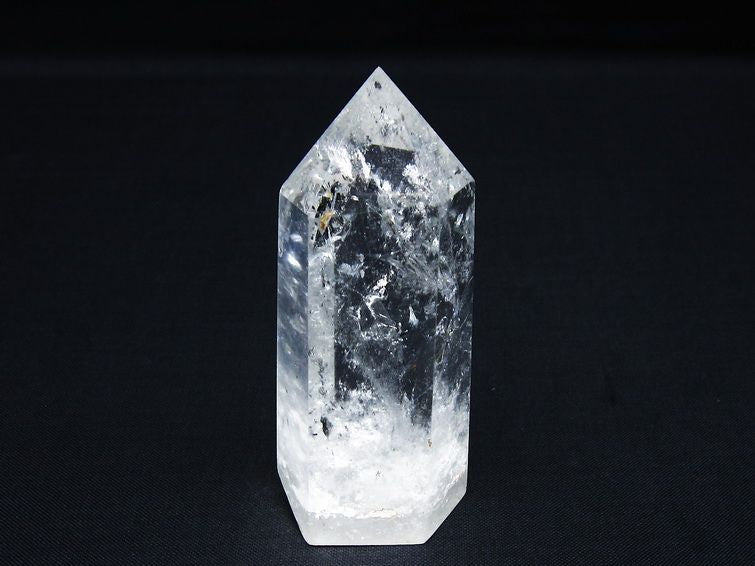 水晶 六角柱 ポイント 置物 一点物 142-10001
