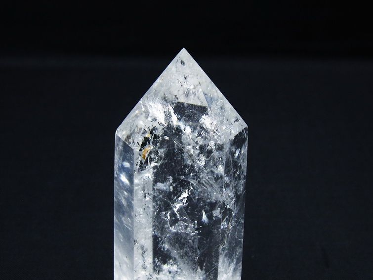 水晶 六角柱 ポイント 置物 一点物 142-10001