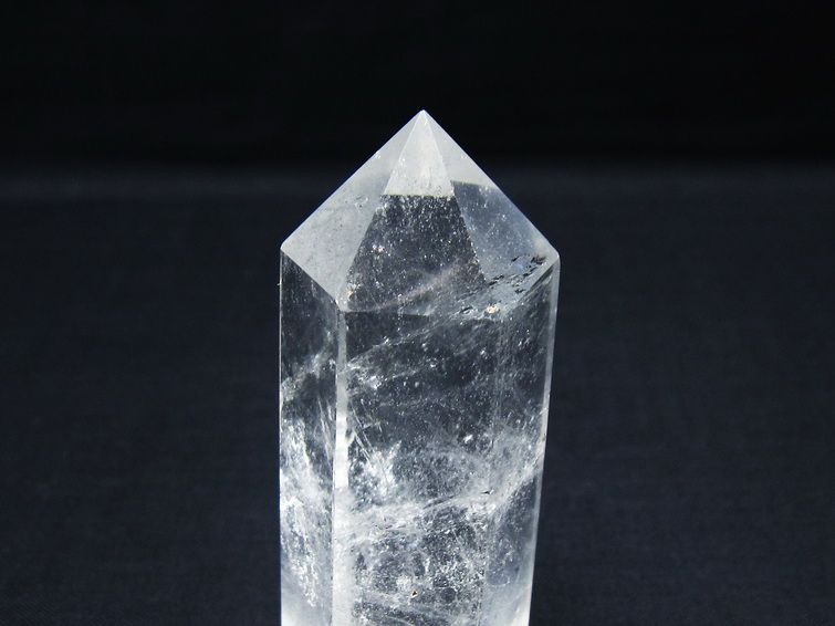 水晶 六角柱 ポイント 置物 一点物 142-10002