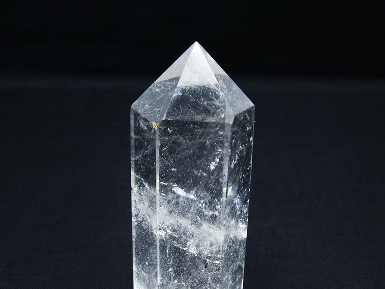 水晶 六角柱 ポイント 置物 一点物 142-10002