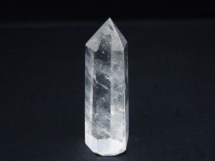 水晶 六角柱 ポイント 置物 一点物 142-10007