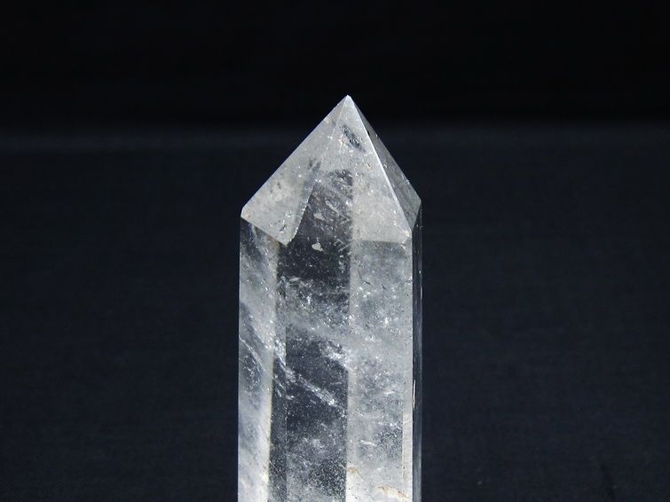 水晶 六角柱 ポイント 置物 一点物 142-10007