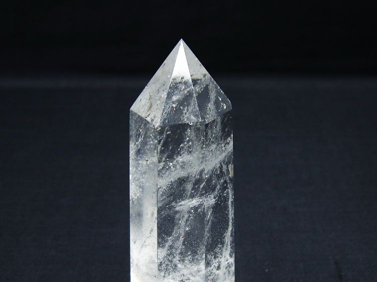 水晶 六角柱 ポイント 置物 一点物 142-10007