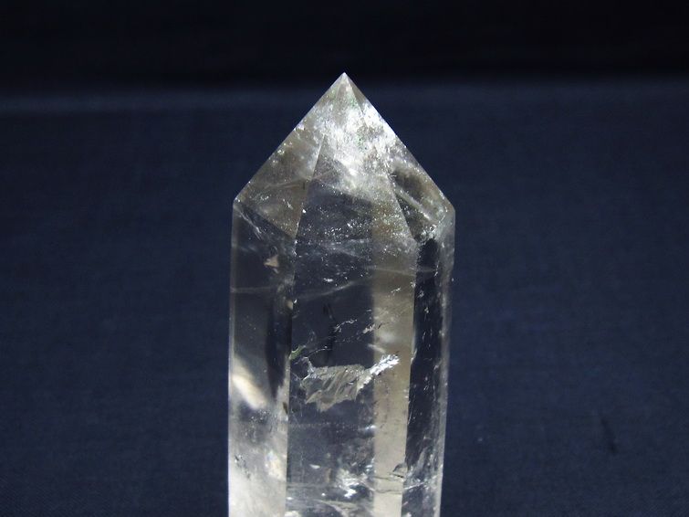 水晶 六角柱 ポイント 置物 一点物 142-10008