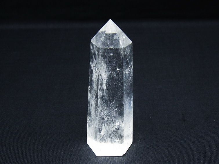 水晶 六角柱 ポイント 置物 一点物 142-10011