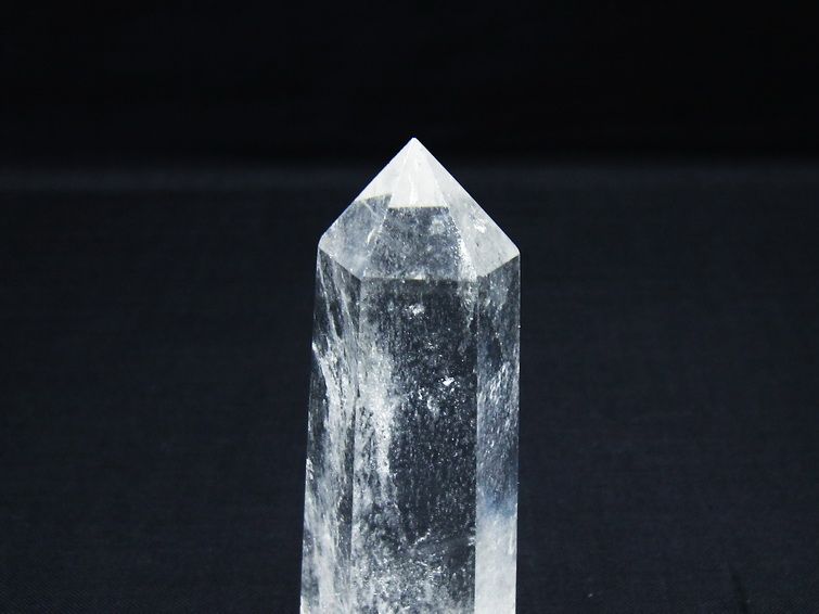 水晶 六角柱 ポイント 置物 一点物 142-10011