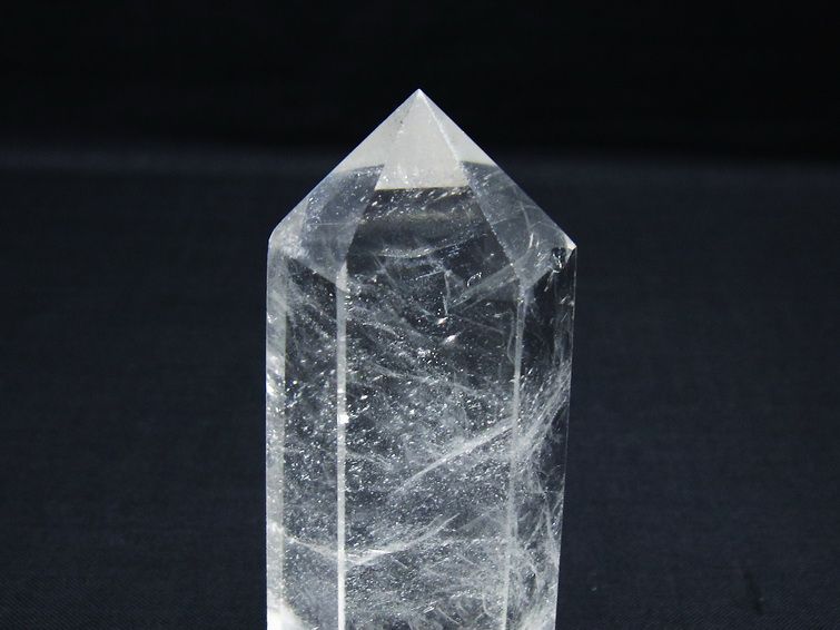 水晶 六角柱 ポイント 置物 一点物 142-10012