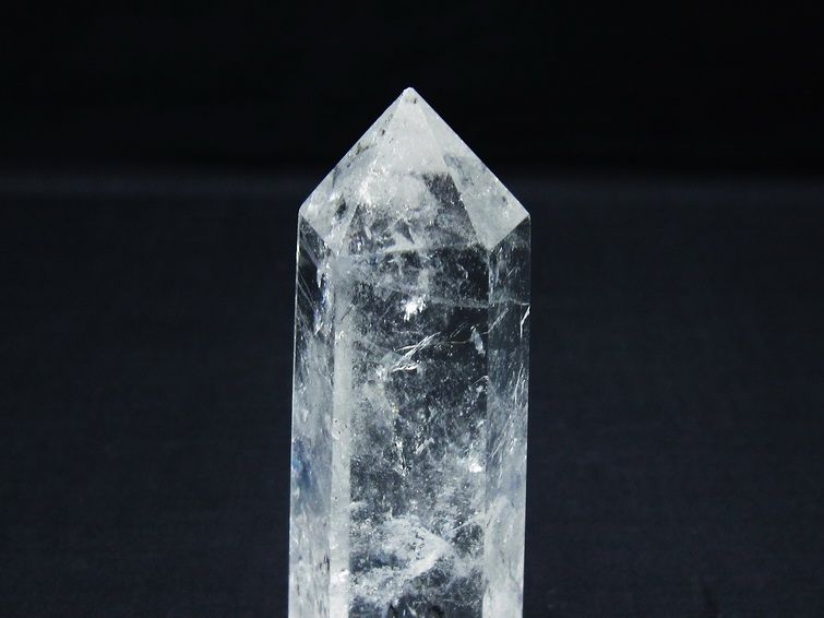 水晶 六角柱 ポイント 置物 一点物 142-10016