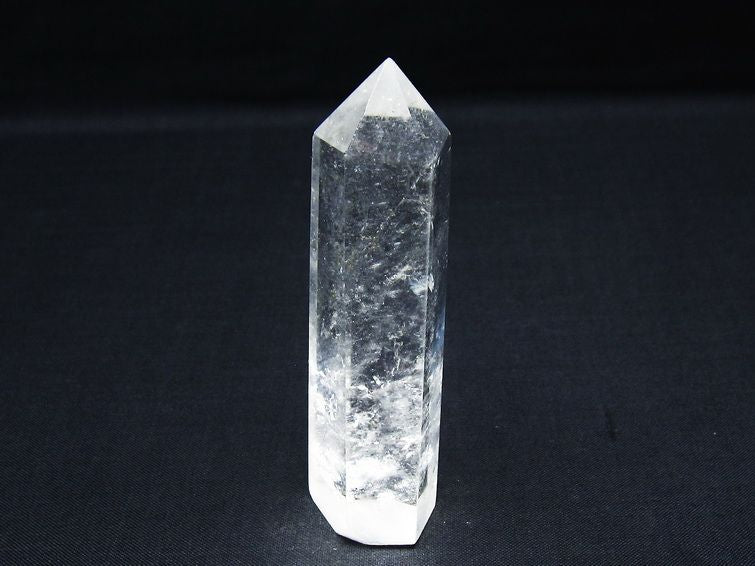 水晶 六角柱 ポイント 置物 一点物 142-10019
