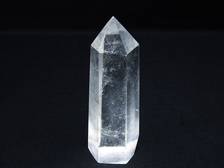 水晶 六角柱 ポイント 置物 一点物 142-10025