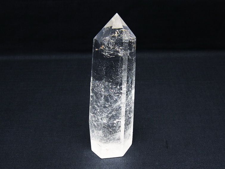 水晶 六角柱 ポイント 置物 一点物 142-10035