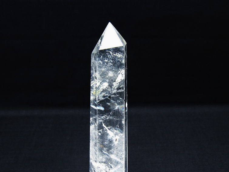 水晶 六角柱 ポイント 置物 一点物 142-10039