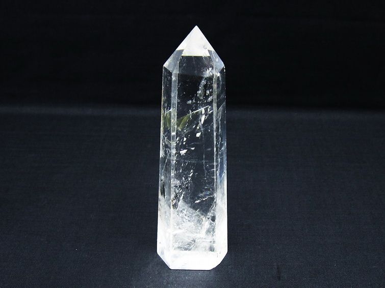 水晶 六角柱 ポイント 置物 一点物 142-10041