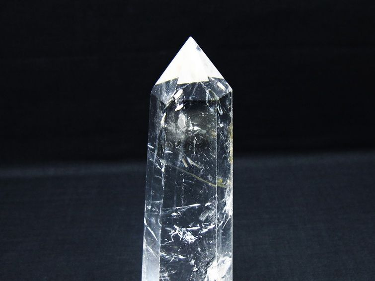 水晶 六角柱 ポイント 置物 一点物 142-10041
