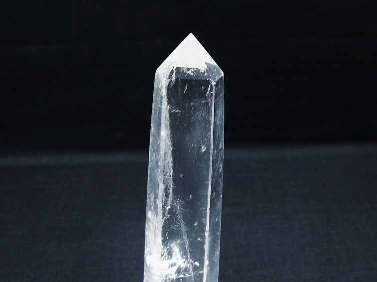 水晶 六角柱 ポイント 置物 一点物 142-10042