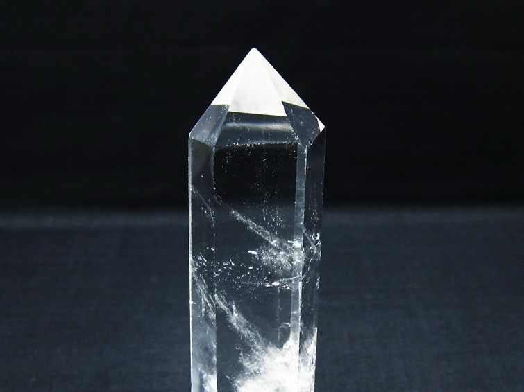 水晶 六角柱 ポイント 置物 一点物 142-10045