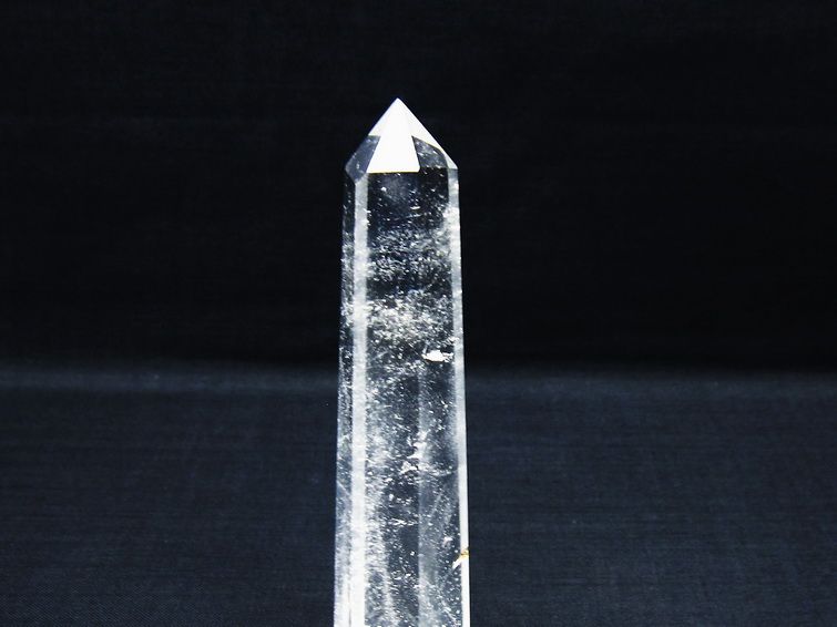 水晶 六角柱 ポイント 置物 一点物 142-10046