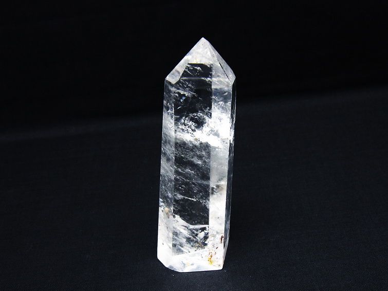 水晶 六角柱 ポイント 置物 一点物 142-10049
