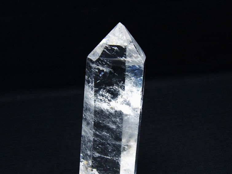 水晶 六角柱 ポイント 置物 一点物 142-10049