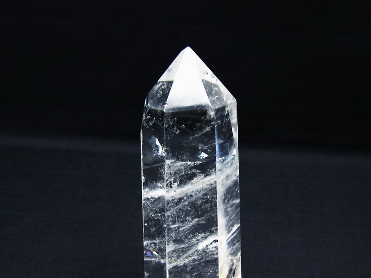 水晶 六角柱 ポイント 置物 一点物 142-10049