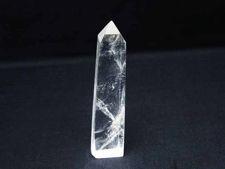 水晶 六角柱 ポイント 置物 一点物 142-10050