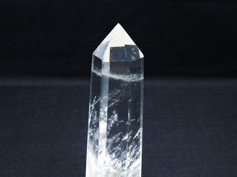 水晶 六角柱 ポイント 置物 一点物 142-10052