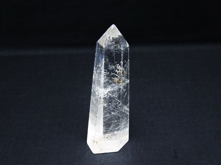 水晶 六角柱 ポイント 置物 一点物 142-10056