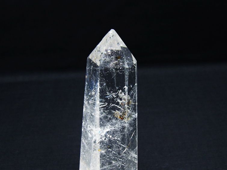 水晶 六角柱 ポイント 置物 一点物 142-10056