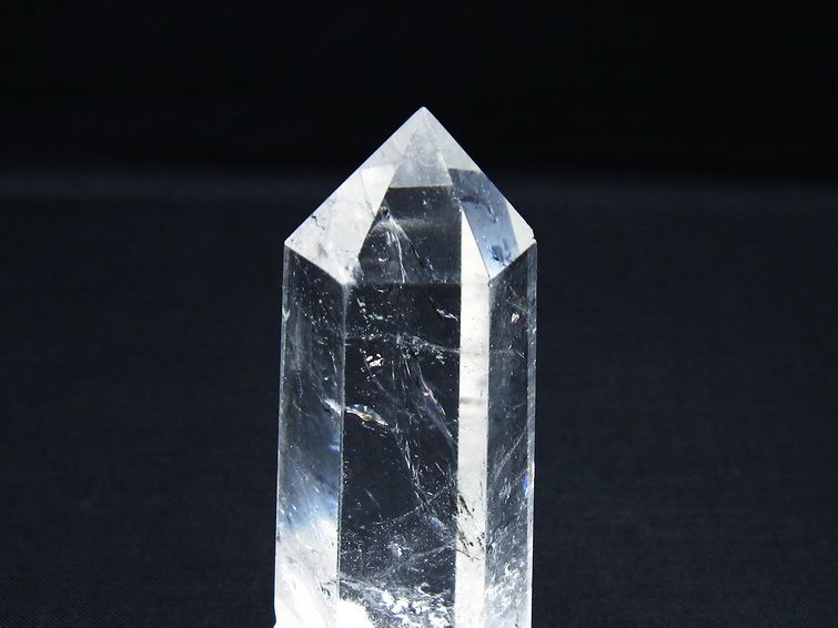 水晶 六角柱 ポイント 置物 一点物 142-10064