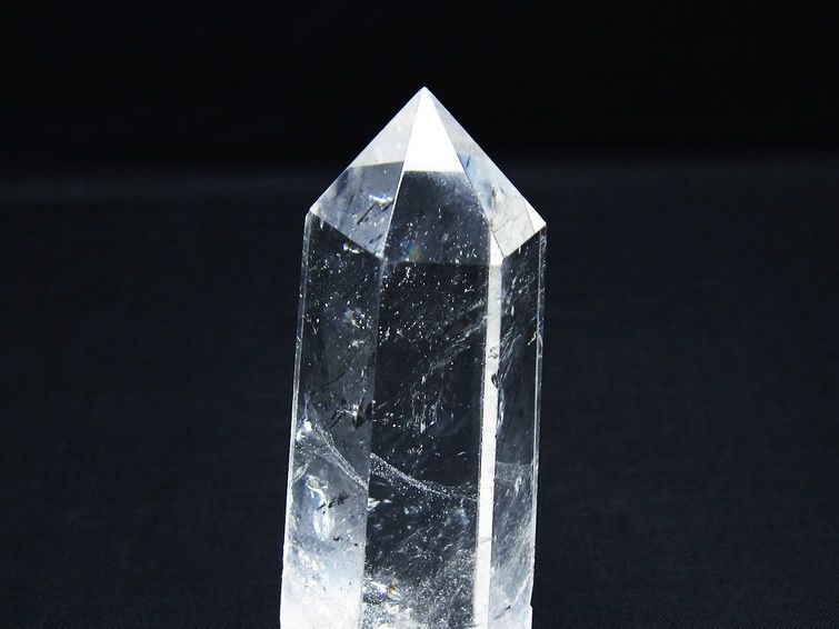 水晶 六角柱 ポイント 置物 一点物 142-10064