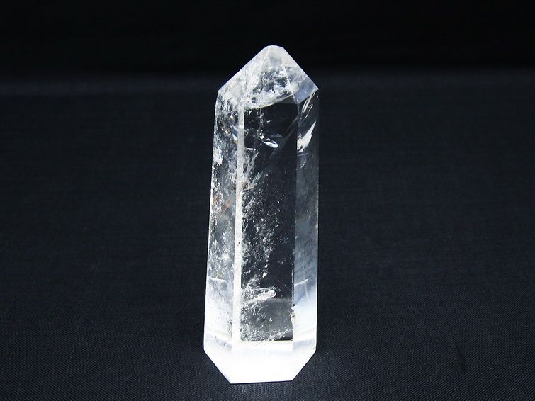 水晶 六角柱 ポイント 置物 一点物 142-10067