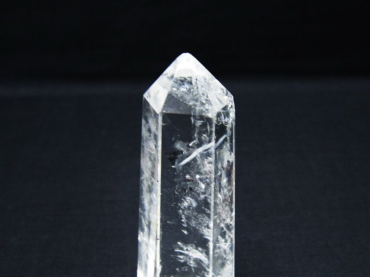 水晶 六角柱 ポイント 置物 一点物 142-10067