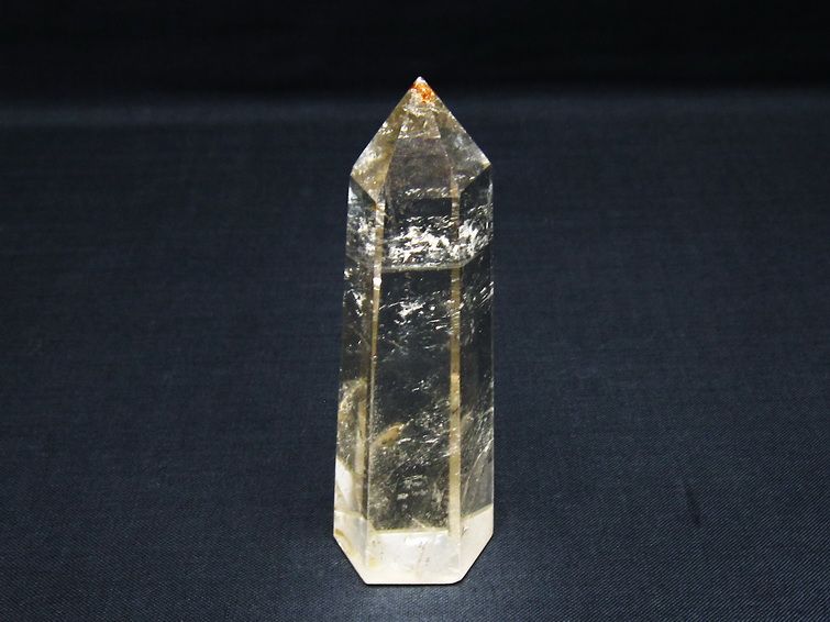 水晶 六角柱 ポイント 置物 一点物 142-10071