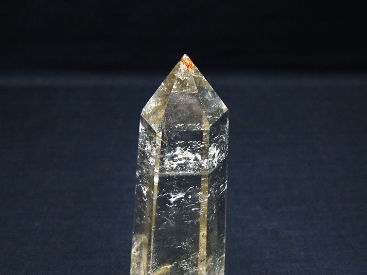 水晶 六角柱 ポイント 置物 一点物 142-10071