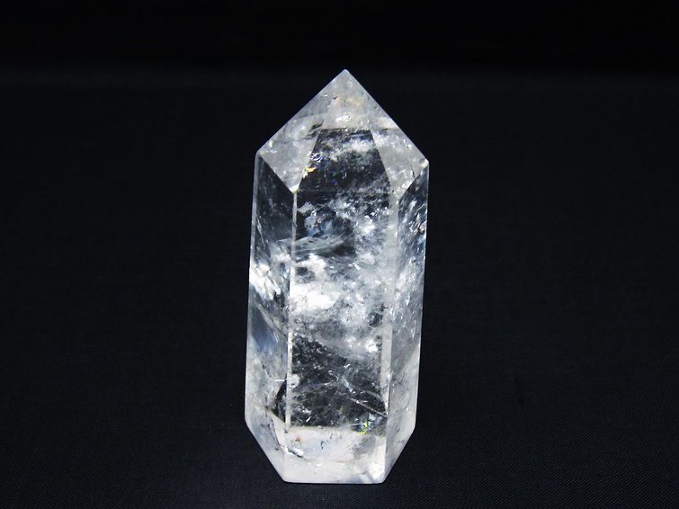 水晶 六角柱 ポイント 置物 一点物 142-10074