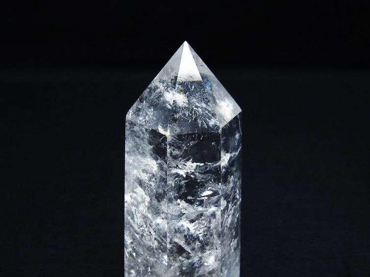 水晶 六角柱 ポイント 置物 一点物 142-10074