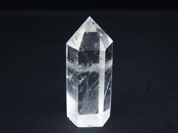 水晶 六角柱 ポイント 置物 一点物 142-10078