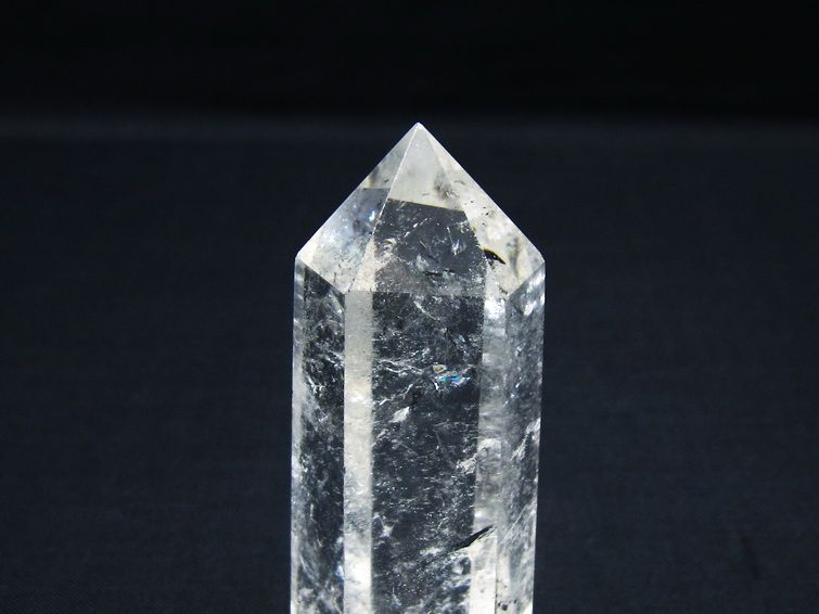 水晶 六角柱 ポイント 置物 一点物 142-10079