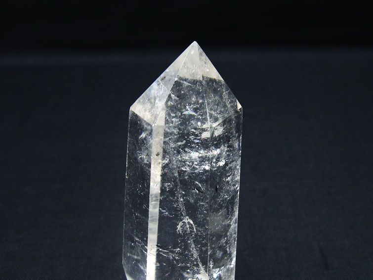 水晶 六角柱 ポイント 置物 一点物 142-10079
